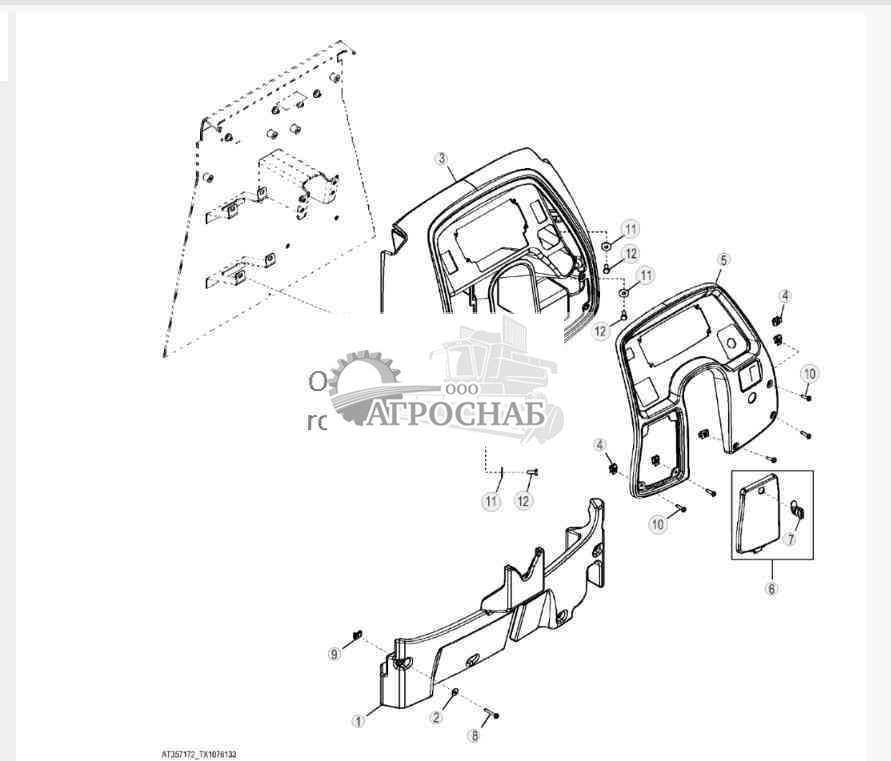 Передняя панель управления (без таймера) 